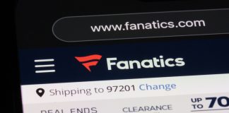 Fanatics website as it debuts its online casino app and site