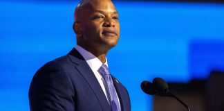 Maryland Gov. Wes Moore speaks. He signed off on a budget plan to increase the state's tax rate on sports betting.