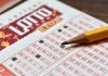 Lotto Texas jackpot sheet as the state's lottery commission is being sued for an unpaid winning ticket.