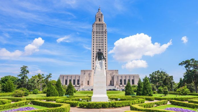 louisiana-sweepstakes-bill-reaches-house The Louisiana State Capitol, where an illegal gambling bill is making strong progress