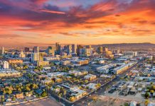 Scenic view of Phoenix, Arizona