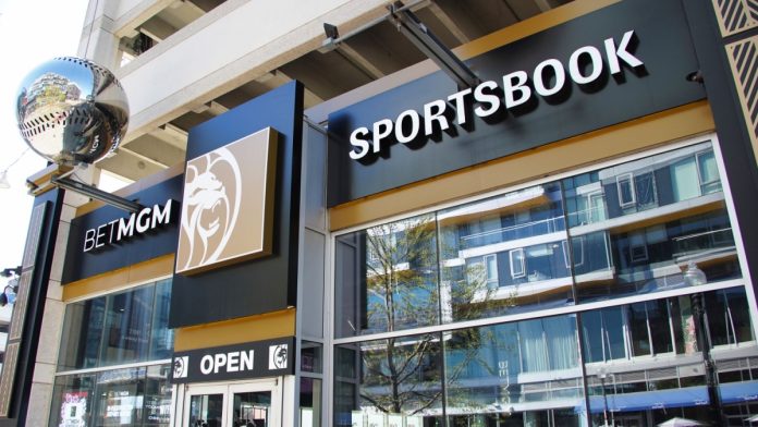 BetMGM retail sportsbook in Washington, D.C. as the operator raises its full-year revenue outlook for 2025.