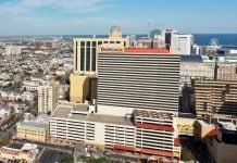 Caesars' Tropicana casino and hotel in New Jersey