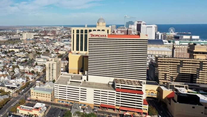 Caesars' Tropicana casino and hotel in New Jersey