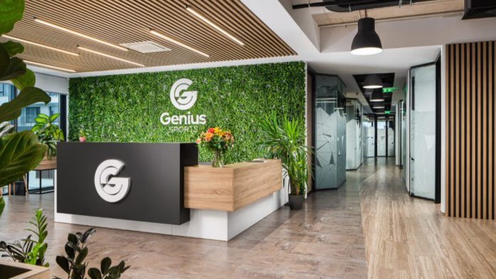 The office of Genius Sports, which has written tot he CFTC about prediction markets offering sports event contracts