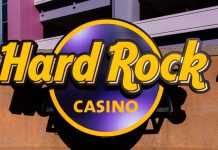 A sign for Hard Rock Casino