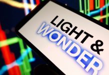 Light & Wonder logo as the company will have its Chief Legal Officer retire at the end of the year.