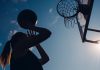 Women's basketball player attempts a shot as BetMGM and Monumental Sports bring an interactive viewing experience to fans.