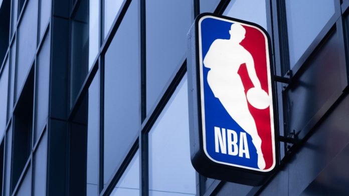 NBA logo as a league player is being investigated for alleged gambling.