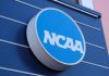 The logo of the NCAA
