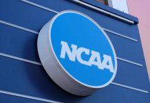 The logo of the NCAA