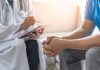 New York bill would require insurance firms to cover problem gambling A doctor speaks to a patient as New York (NY) lawmakers consider a bill to provide insurance coverage for problem gambling.