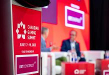 Podium at 2025 Canadian Gaming Summit