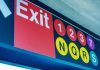 New York exit sign as Resorts World Bet plans to leave the state.
