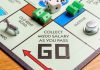 A monopoly board is being played as Rhode Island will maintain a sports betting monopoly in the state.