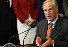 Bill to disband Texas Lottery Commission heads to Gov. Abbott’s desk Texas Gov. Greg Abbott speaks as he awaits to consider a bill to overhaul the Texas lottery.