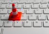 WSOP cancels half-finished online event after tech difficulties Traffic cone on keyboard representing the tech difficulties that led WSOP to cancel an online poker tournament