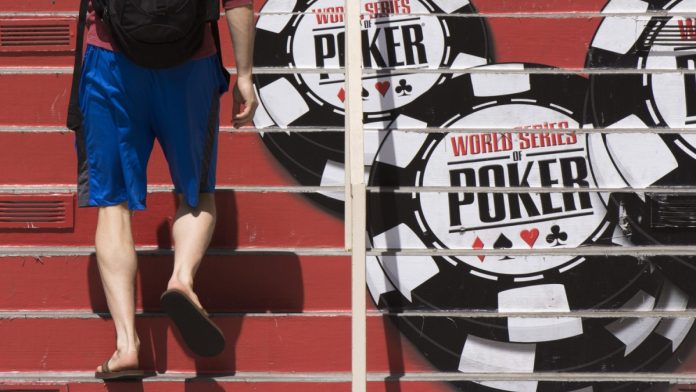 World Series of Poker logo as the organization partners with EDGE Boost.