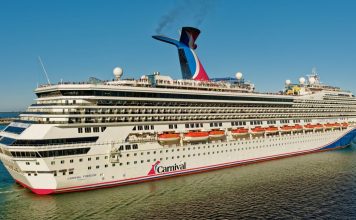 A Carnival cruise ship