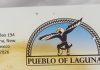 A sign for Pueblo of Laguna