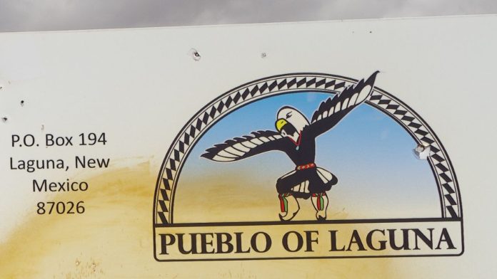 Anti-iGaming-group-NAAiG-adds-first-tribal-gaming-member A sign for Pueblo of Laguna