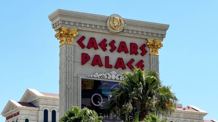 Caesars Palace Las Vegas as the company released its latest quarterly earnings report.