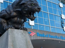 The Carolina Panthers stadium as the team secures a deal with a tribal casino.