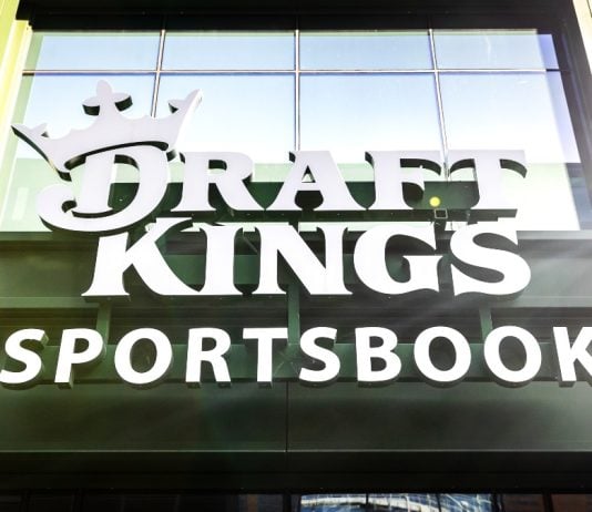 DraftKings CEO bullish on predictions growth amid earnings decline Exterior of DraftKings Sportsbook