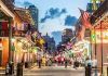 Bourbon Street in Louisiana's New Orleans