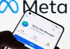 A picture of Meta as the company changes its advertising rules for online gambling.