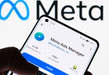 A picture of Meta as the company changes its advertising rules for online gambling.