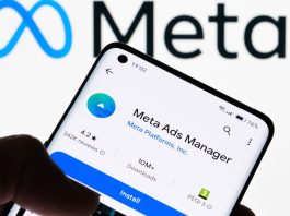 A picture of Meta as the company changes its advertising rules for online gambling.