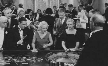 Roulette in an old time casino