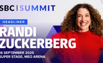 Randi Zuckerberg SBC Summit banner image