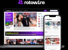 Example of Rotowire's rebrand and new app.