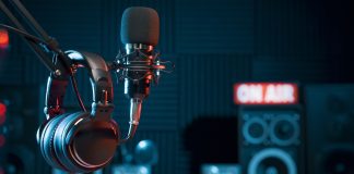 A radio mic is on as VSiN launches a sports betting radio station in North Carolina.