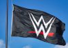 The WWE flag flying