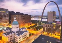 An view of St. Louis, Missouri