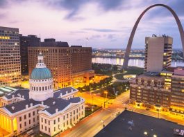 An view of St. Louis, Missouri