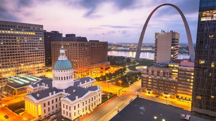 3-sportsbooks-state-case-for-untethered-Missouri-betting-license An view of St. Louis, Missouri