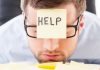 AGs’ cry for help to DOJ shows need for support in black market battle A man when a sticky note on his forehead asking for help