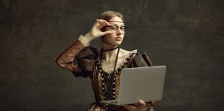 Aristocrat Interactive seals deal to run Massachusetts’ iLottery An aristocratic-looking woman holds a laptop