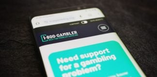 New Jersey council says it plans to take over 1-800-GAMBLER nationwide An information page for the 1-800-GAMBLER problem gambling hotline on a cellphone