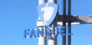 FanDuel sign as the operator partners with PHX Arena to open a lounge.