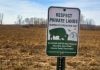 Wisconsin tribe latest group to take Kalshi and Robinhood to court Sign asking to respect Ho-Chunk Nation tribal land