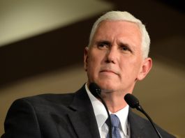 Mike Pence speaks as he supports the gambling tax provision in the One Big Beautiful Bill Act.