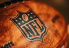 NFL logo on ball