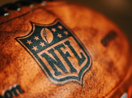 NFL logo on ball