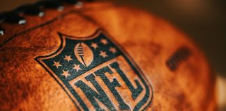 NFL logo on ball