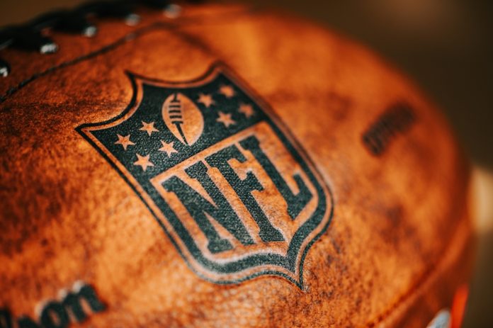NFL logo on ball